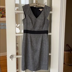 Wool lined sheath dress